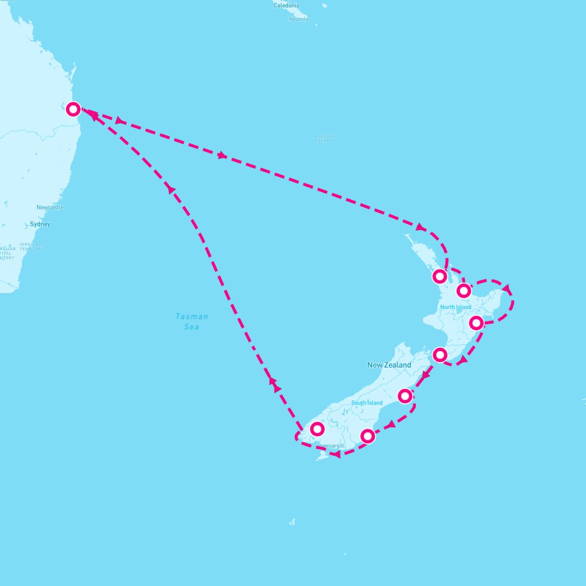 14 Night New Zealand (Brisbane Roundtrip)