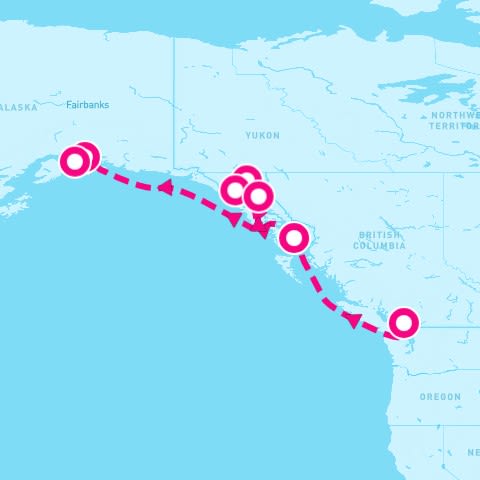 7 Night Voyage Of The Glaciers - Northbound (Vancouver To Whittier)