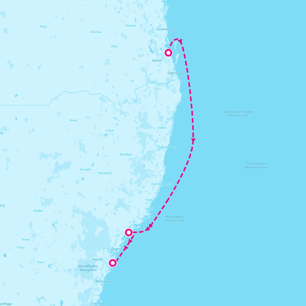 4 Night Hunter Coast Seacation (Brisbane To Sydney)
