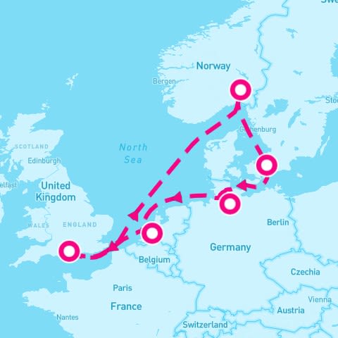 8 Night Northern City Escapes (Southampton Roundtrip)