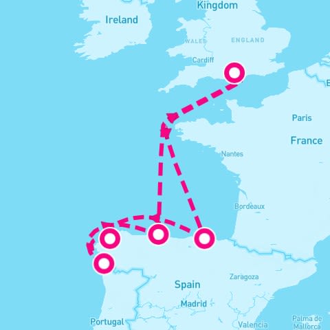 7 Night Northern Spain (Southampton Roundtrip)