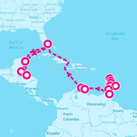 19 Night Caribbean Tour De Force (Miami To Bridgetown)