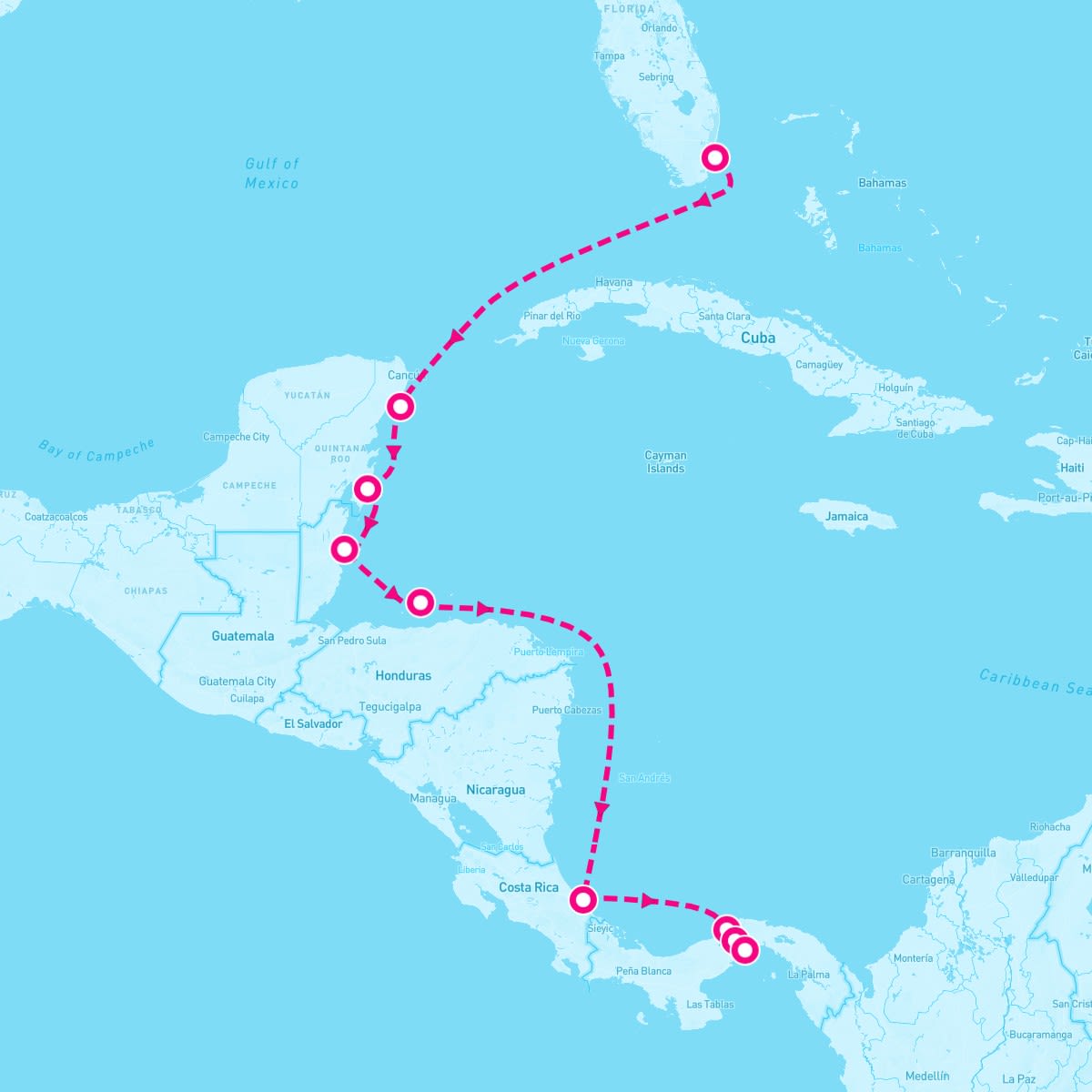 10 Night Vivid Western Caribbean (Miami To Panama City)