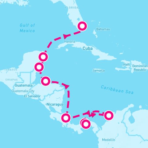 10 Night Canal & Coral Isles (Panama City To Miami)