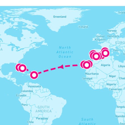 22 Night Flamenco To Flamingos (Barcelona To Miami)