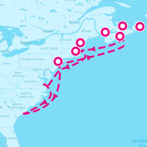 10 Night Colonial Heritage (New York Roundtrip)