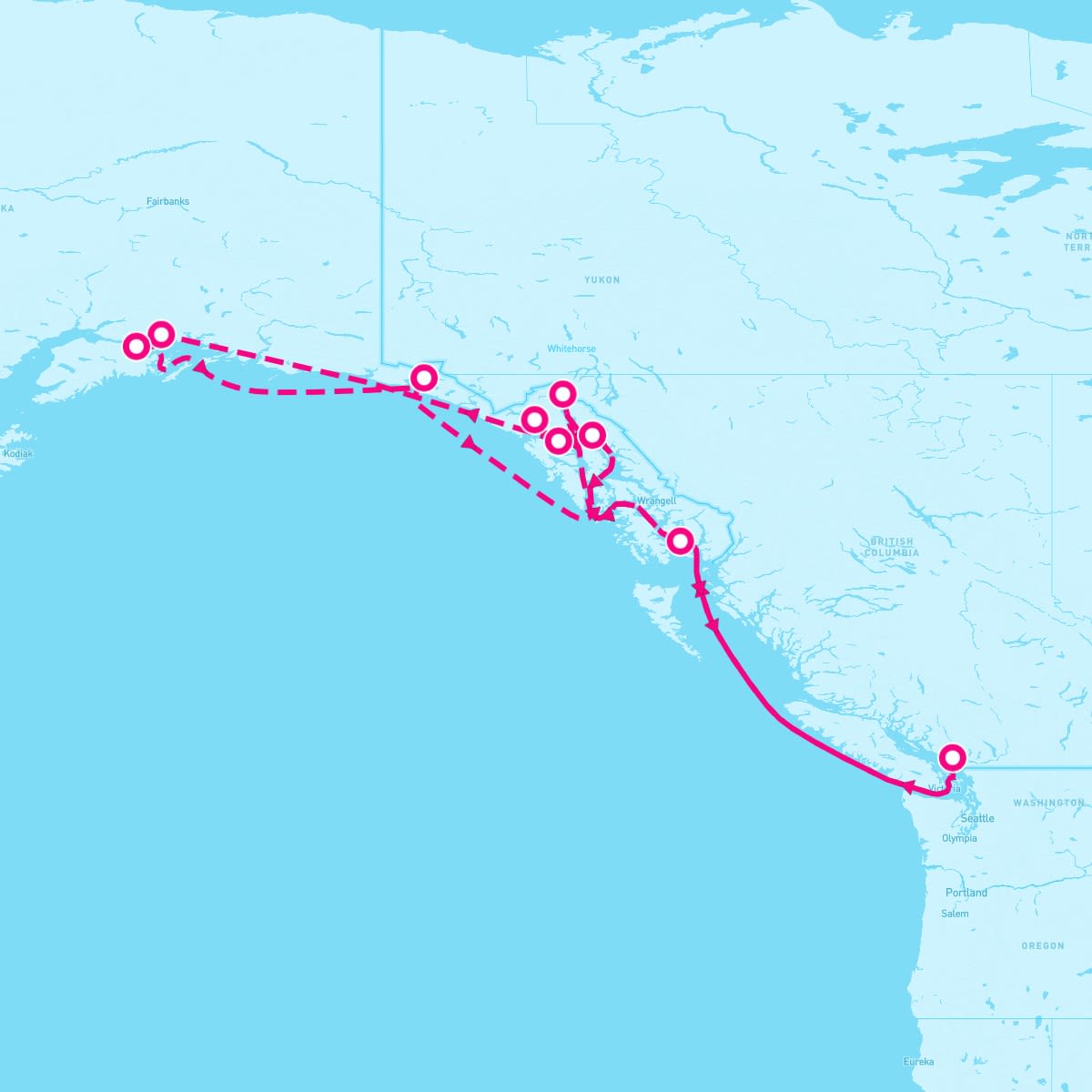 14 Night Voyage Of The Glaciers Grand Adventure (Vancouver Roundtrip)