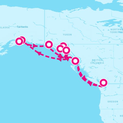 14 Night Voyage Of The Glaciers Grand Adventure (Vancouver Roundtrip)