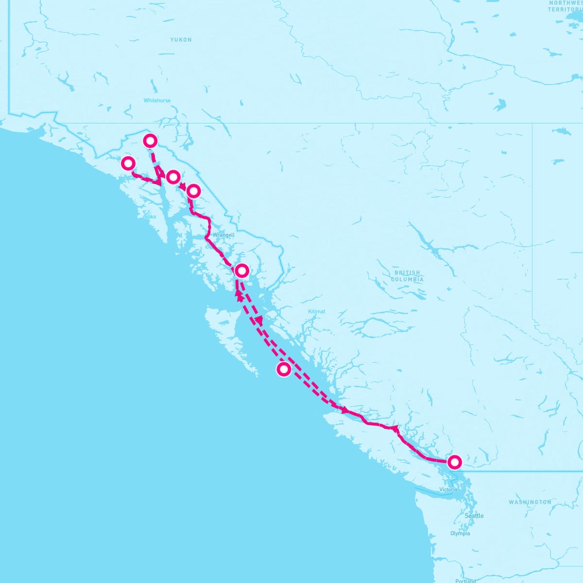 7 Night Alaskan Inside Passage (Vancouver Roundtrip)