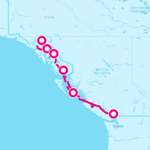 7 Night Alaskan Inside Passage (Vancouver Roundtrip)