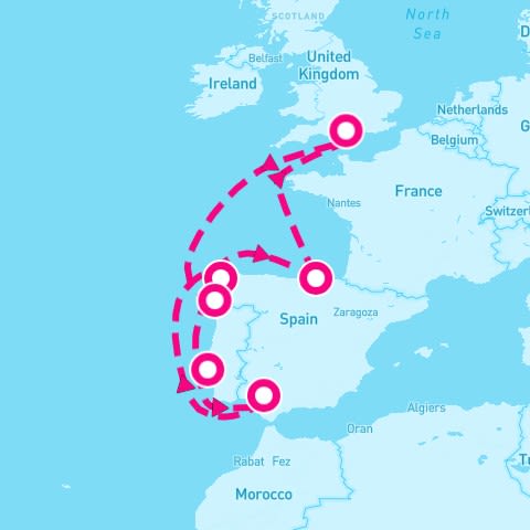 9 Night Spanish Flair (Southampton Roundtrip)