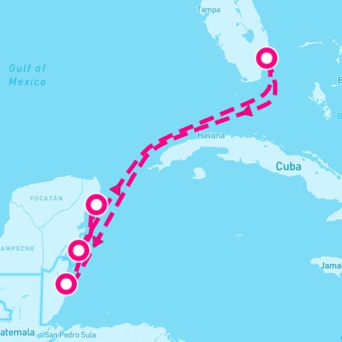 6 Night Western Caribbean With Mexico (Ft. Lauderdale Roundtrip)