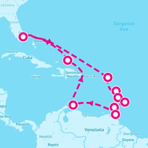 14 Night Circle Caribbean (Ft. Lauderdale Roundtrip)