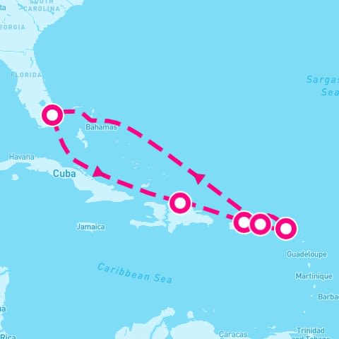 8 Night Eastern Caribbean With St. Thomas Holiday (Ft. Lauderdale Roundtrip)