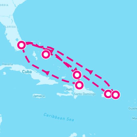12 Night Eastern Caribbean Adventurer (Ft. Lauderdale Roundtrip)