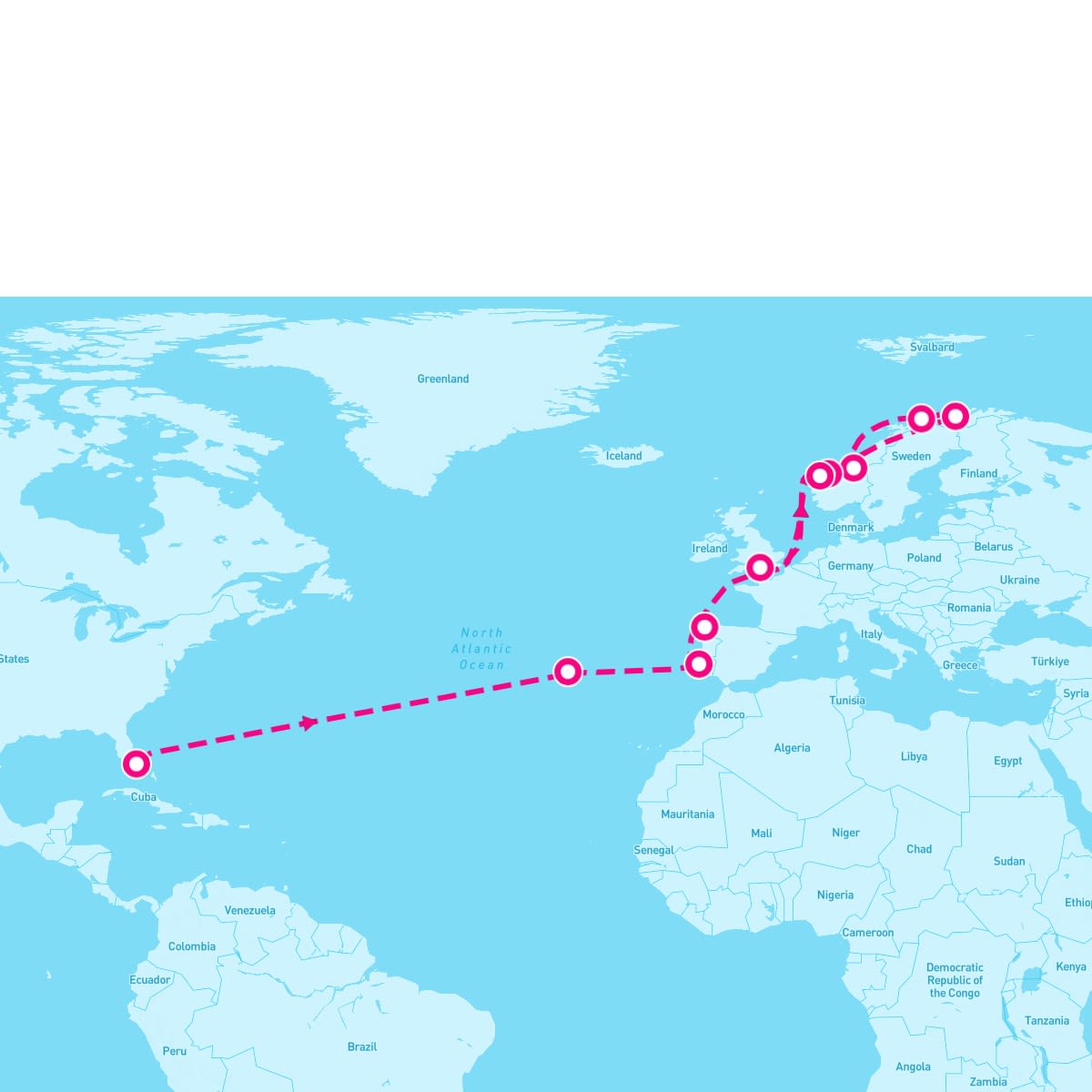 28 Night Northern Lights Grand Adventure (Southampton To Ft. Lauderdale)