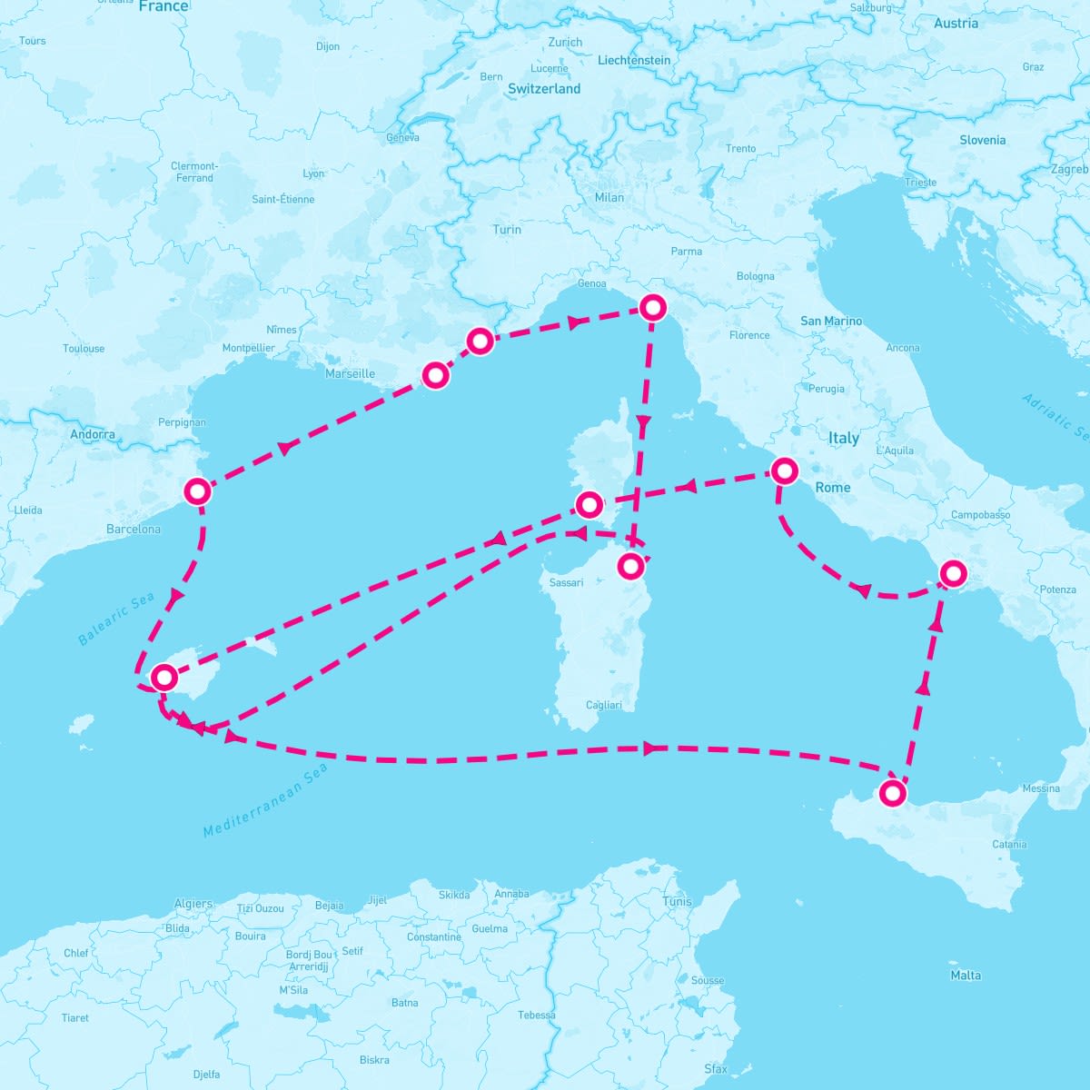 Coastal Gems followed by Highlights Of The Mediter