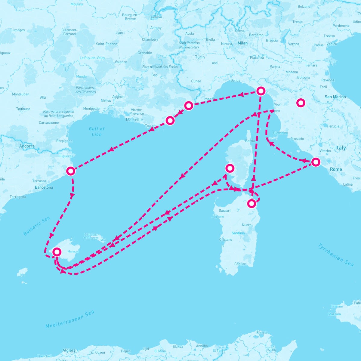 Coastal Gems followed by Highlights Of The Mediter