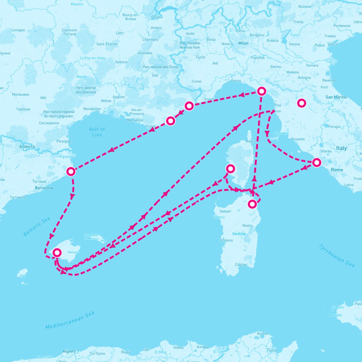 Coastal Gems followed by Highlights Of The Mediter