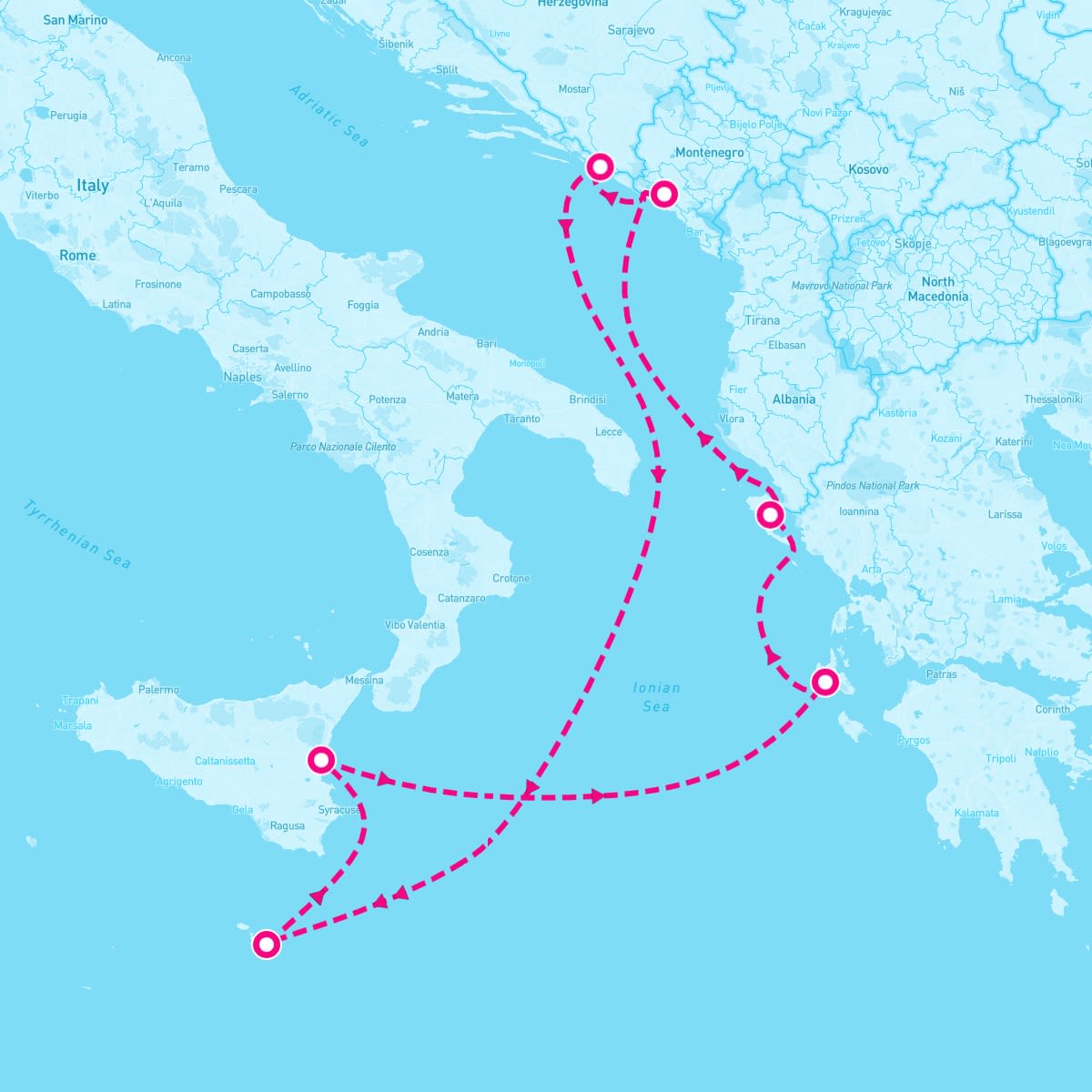 Marella Explorer 2 itinerary map for July 24, 2025 (7 nights)