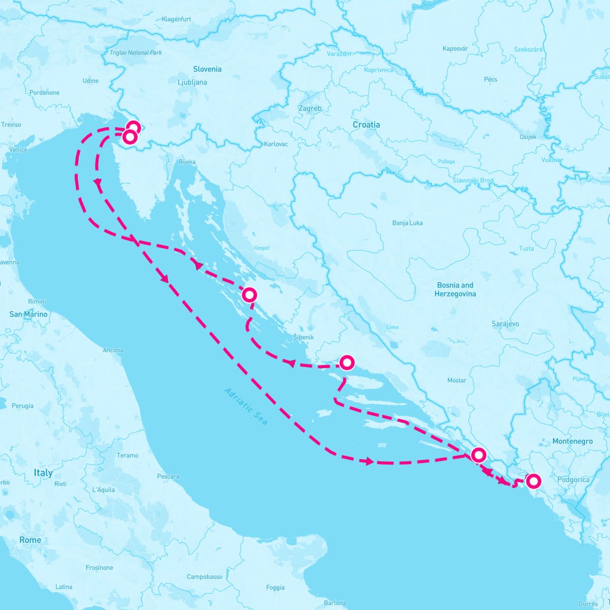 Marella Explorer 2 itinerary map for July 16, 2026