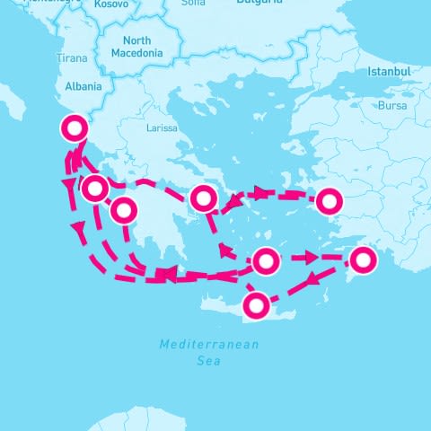 Iconic Islands followed by Aegean Shores