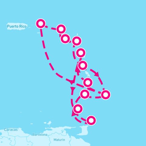 Adriatic Explorer followed by Iconic Islands