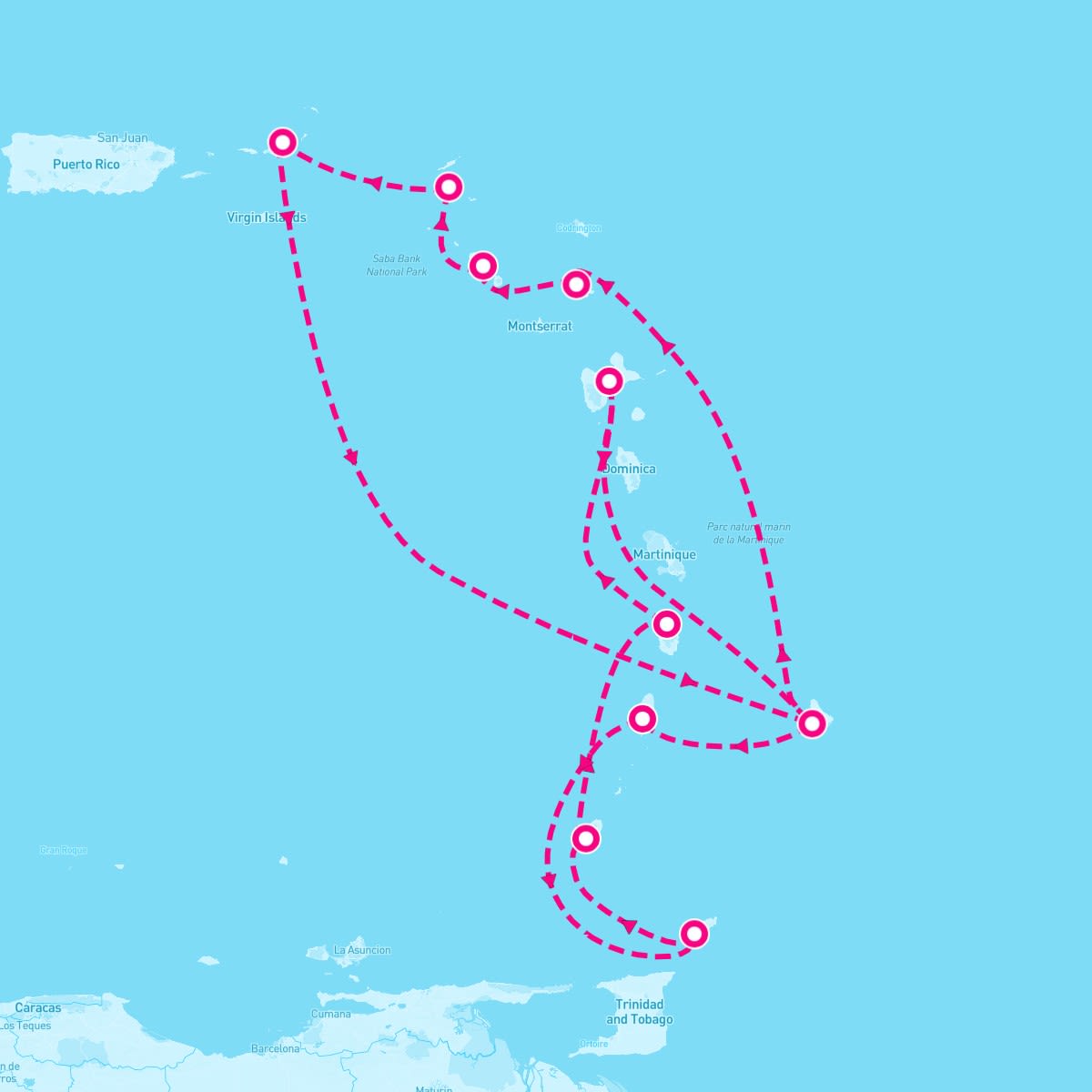 Adriatic Explorer followed by Iconic Islands