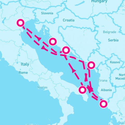 7 Night Eastern Mediterranean (Split Roundtrip)