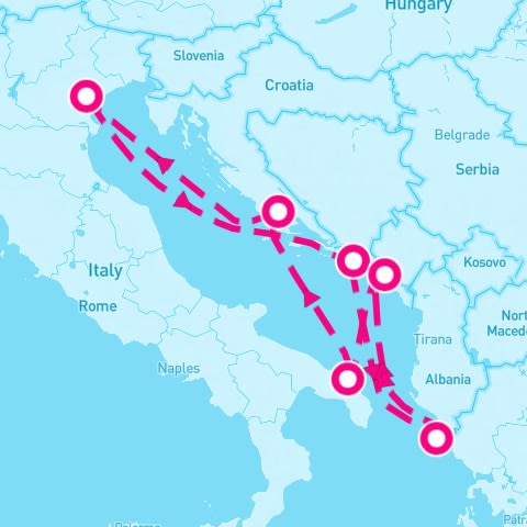 7 Night Eastern Mediterranean (Split Roundtrip)