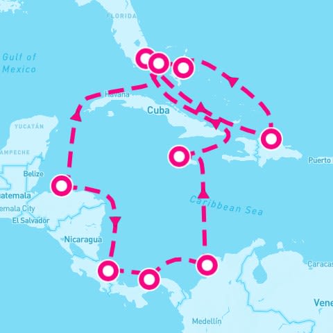 18 Night Caribbean & Bahamas (Miami Roundtrip)