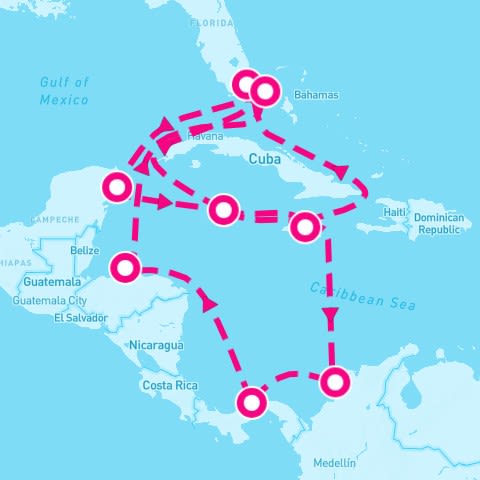 18 Night Caribbean & Bahamas (Miami Roundtrip)