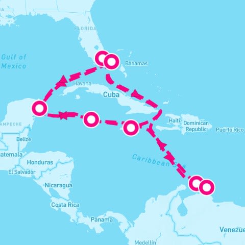 17 Night Caribbean & Bahamas (Miami Roundtrip)