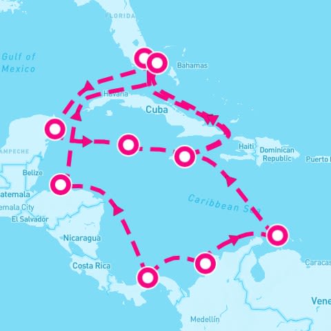 18 Night Caribbean & Bahamas (Miami Roundtrip)