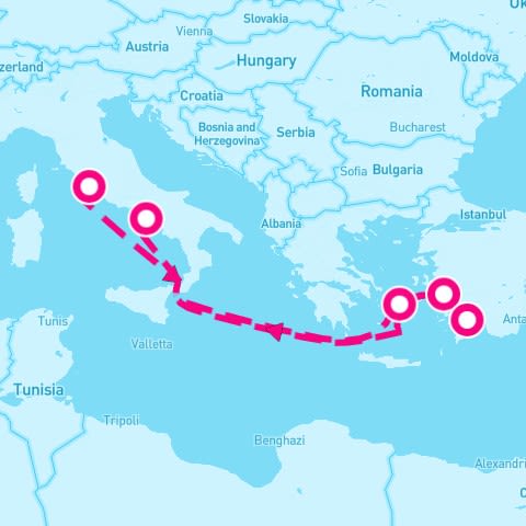 Mediterranean from Civitavecchia / Rome