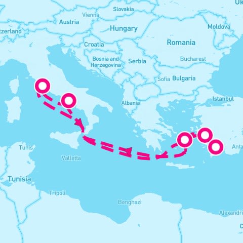 Mediterranean from Civitavecchia / Rome