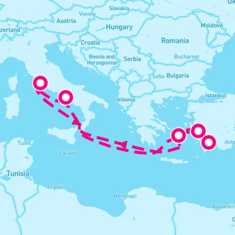 Mediterranean from Naples