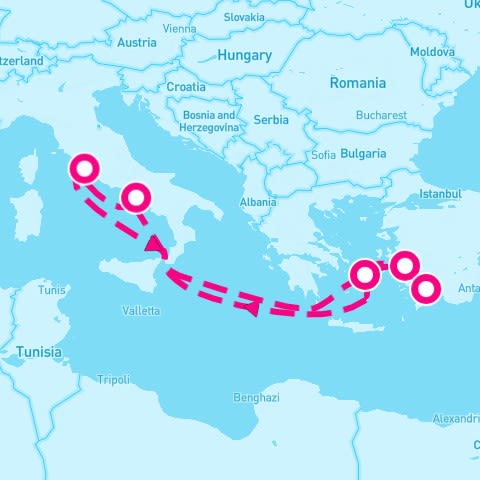 Mediterranean from Civitavecchia / Rome