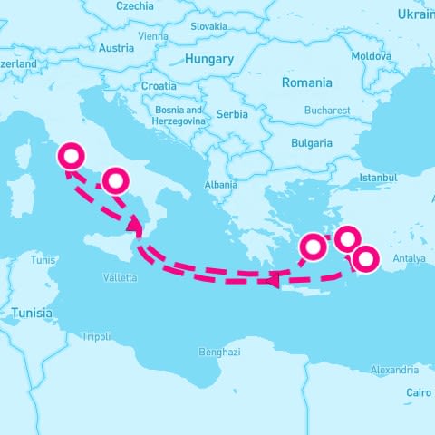 Mediterranean from Naples