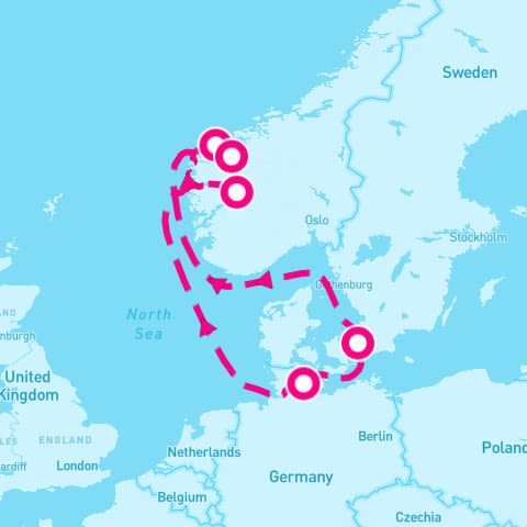 7 Night Northern Europe (Copenhagen Roundtrip)