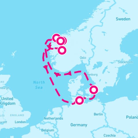 7 Night Northern Europe (Copenhagen Roundtrip)