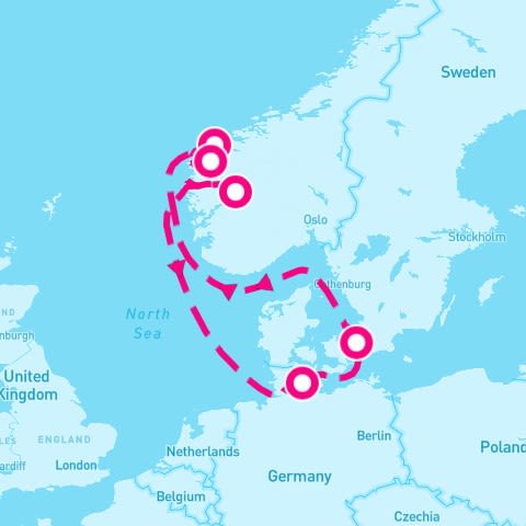 7 Night Northern Europe (Copenhagen Roundtrip)
