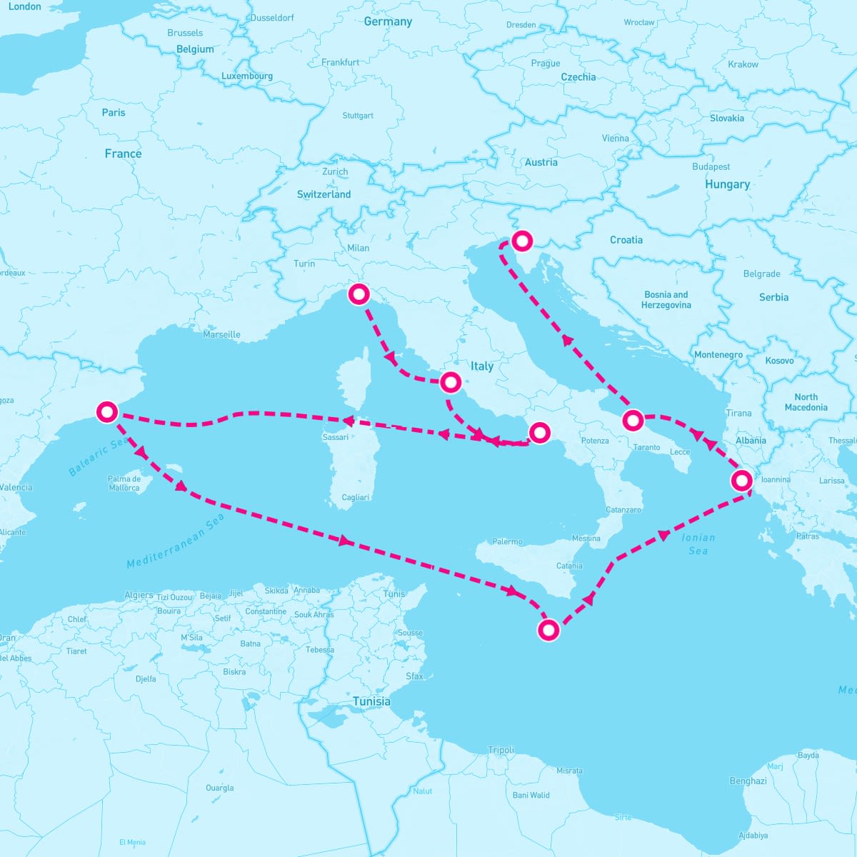 10 Night Mediterranean (Genoa To Trieste)