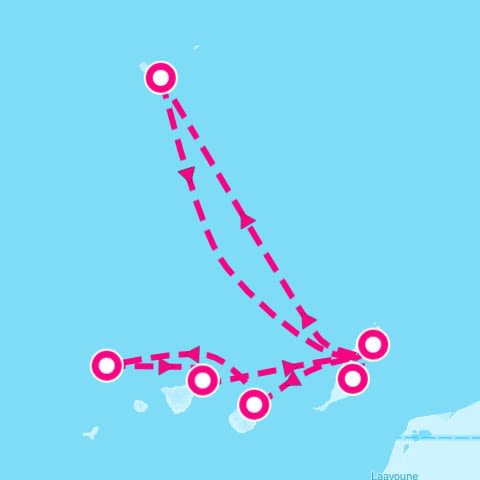 Canary Islands and Madeira from Las Palmas