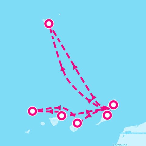 Canary Islands and Madeira from Funchal