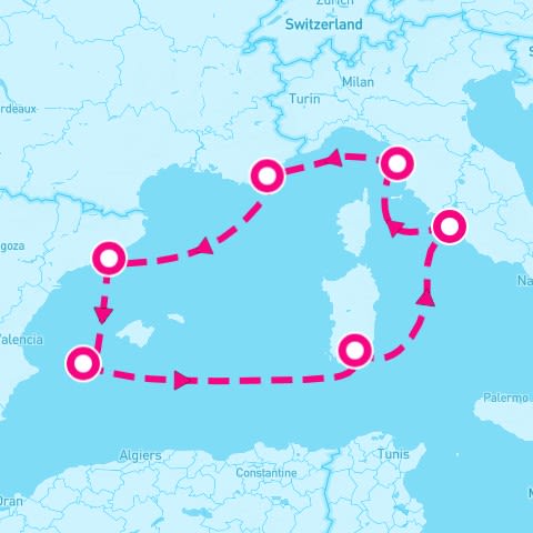 Mediterranean from Civitavecchia