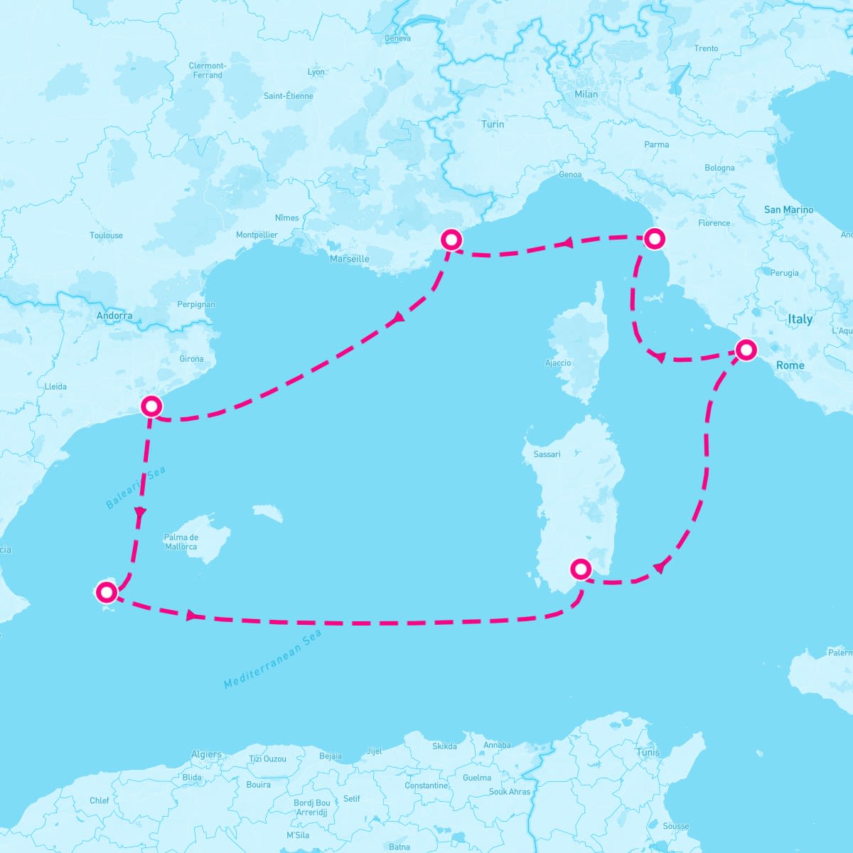 7 Night Western Mediterranean (Cagliari Roundtrip)