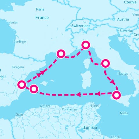 7 Night Western Mediterranean (Valencia Roundtrip)