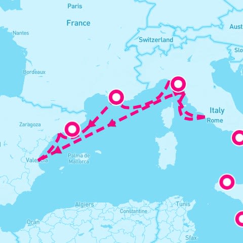 7 Night Western Mediterranean (Naples Roundtrip)