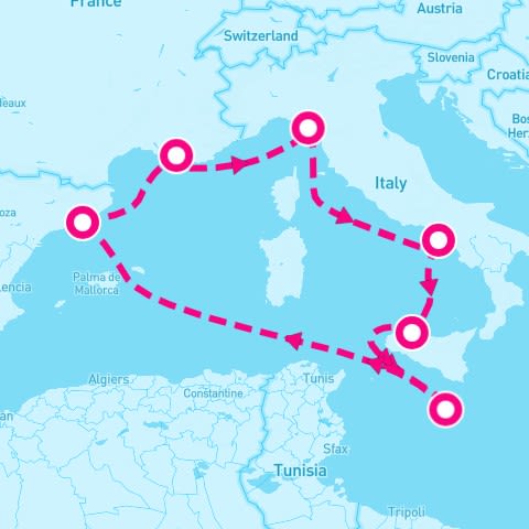 7 Night Western Mediterranean (Marseille Roundtrip)